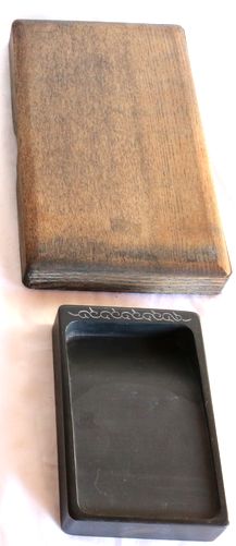 硯（すずり） 木箱付き B27c-1