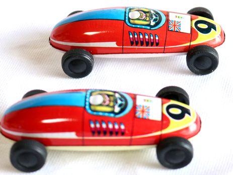 ブリキのおもちゃ レーシングカー 日本製 A72-2
