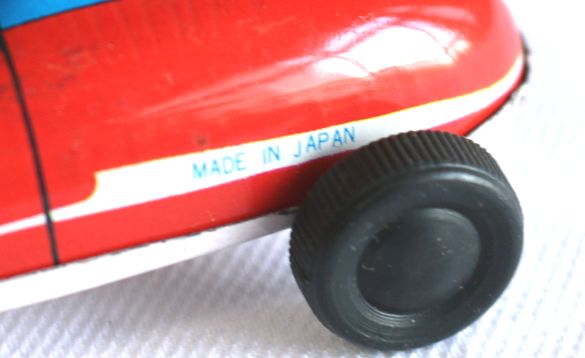 ブリキのおもちゃ レーシングカー 日本製 A72-4