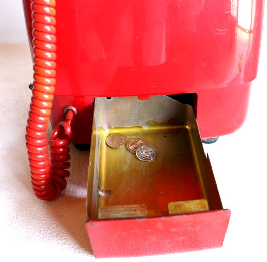 赤電話　貯金箱用　A294-8