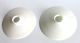 乳白色　ガラス電傘Ｃ　A15-1