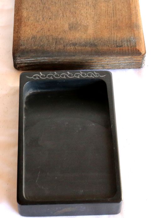硯（すずり） 木箱付き B27c-2