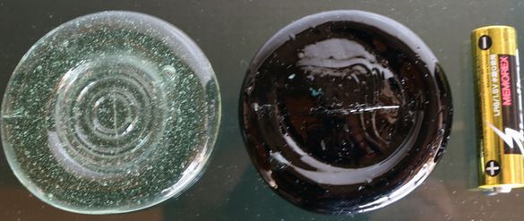 石けりガラス 大２色　A243-2