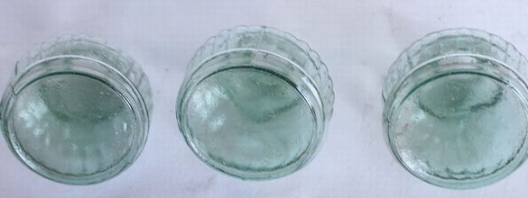 豆ランプガラス壺 A322-8