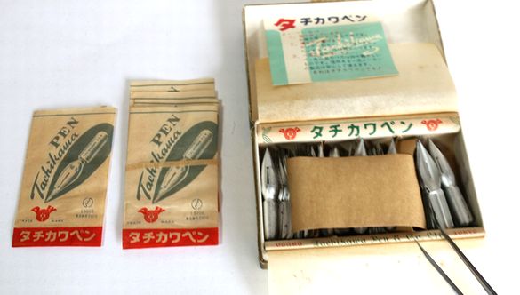 タチカワスプーンペン NO.600EF ニューム紙箱 B259-8