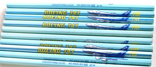 コーリン鉛筆 BOEING747 ANA 10本 B296-2