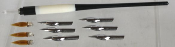ペン先とガラスペン両用ペン軸Ｂ　B365-3