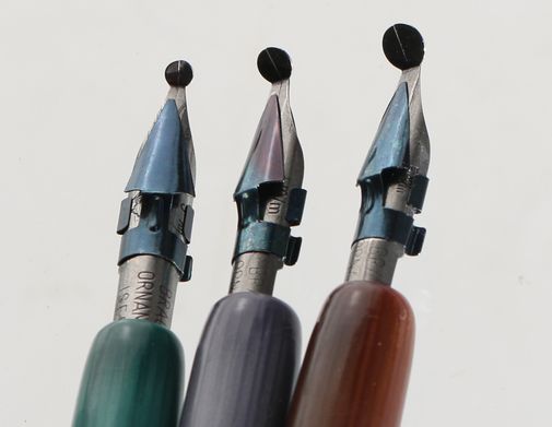 ブラウゼ飾りペン 3、４、５mm6