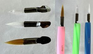 ペン軸付き自在ペン ガラスペン替先3本セット B357