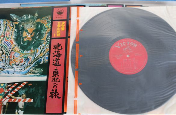 ビクターLPレコード　決定盤 日本の民謡　A209-7