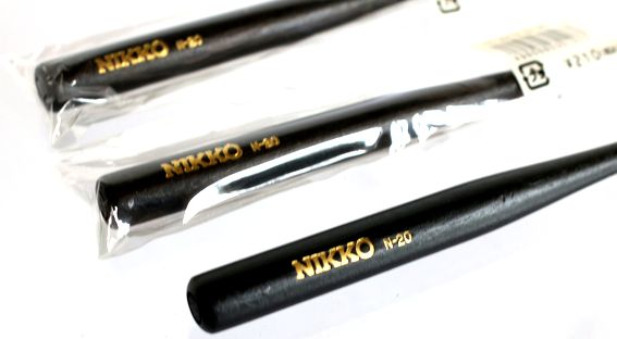 ペン軸　日光　木製ペン軸N-20 BK　B317-3