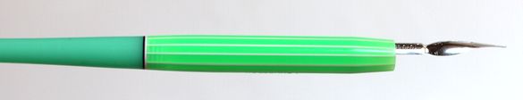 プラスチックペン軸 ライター 赤/緑 B274g