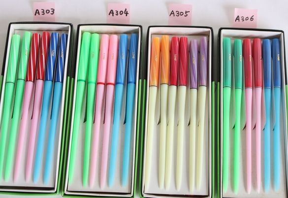 プラスチックペン軸３色セット４種