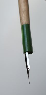 木製ペン軸とペン先10本のセットＡ4