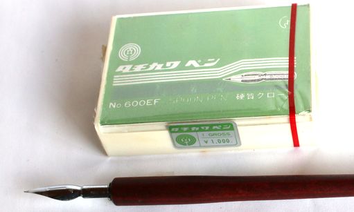 タチカワさじペンと木製ペン軸　B160-3
