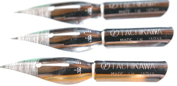 タチカワスプーンペン 硬質クローム10本ケース付 B04-6