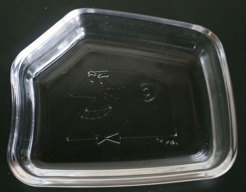 トリスオリジナル小皿 ガラス製　A224-8